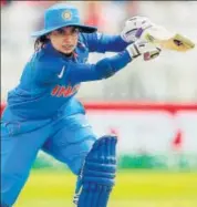  ?? ACTION IMAGES VIA REUTERS ?? India skipper Mithali Raj in action during her halfcentur­y against Sri Lanka in Derby.