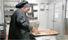  ??  ?? Margaret Wright, dietary supervisor at Grace Living Center, 1921 NE 21, and her team spend days preparing to serve up a heaping helping of food, music and friendship at the home’s annual Soul Food Fest.