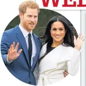  ??  ?? BIG DAY Prince Harry and Meghan Markle