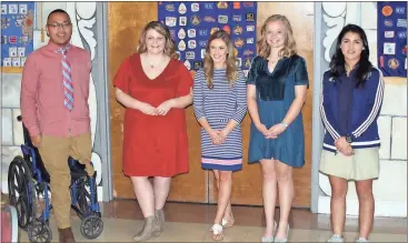  ??  ?? Students from six local high schools are honored Friday by the Rome Exchange Club with ACE (Accepting the Challenge of Excellence) Awards. Honorees are Fernando Guzman (from left), Doug Walker / Rome News-Tribune
Coosa; Kimberly Jenkins, Armuchee;...