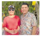  ??  ?? Davao Mayor Sara Duterte and Tomas Lorenzo