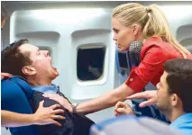  ??  ?? A scene from the flight drama