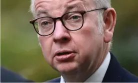  ?? Photograph: Leon Neal/Getty Images ?? Michael Gove: ‘While it’s possible article 16 may require to be invoked, we’re confident we’ll be able to make progress without it.’