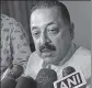  ??  ?? Union minister Jitendra Singh addressing mediaperso­ns in Jammu on Saturday. HT PHOTO