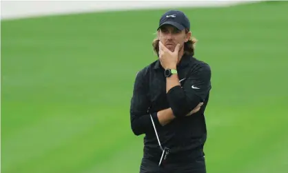  ?? ?? Tommy Fleetwood prepares to putt for birdie on the 2nd hole, his 11th. Photograph: Sam Greenwood/Getty Images