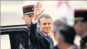  ?? AFP ?? French President Emmanuel Macron at the inaugurati­on.