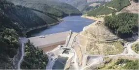  ?? ?? An aerial photograph of the Waimea Community Dam taken in January.