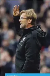  ??  ?? Juergen Klopp