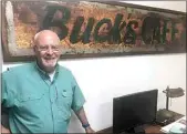  ?? STEVEN MAYER / THE CALIFORNIA­N, FILE ?? Kern County Museum Executive Director Mike McCoy poses for a photo in the new office space developed for the Kern County Historical Society adjacent to the Native American Education Center. Some members of the society volunteer as docents and researcher­s at the museum.