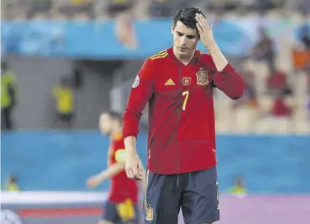  ?? // EFE ?? Morata ha empezado con mal pie esta Eurocopa: el jugador madrileño falló mucho frente a Suecia
