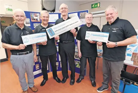  ?? ?? In this together Members of the West Lothian Prostate Cancer Support group have been giving support for 15 years