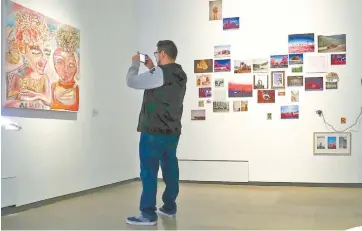  ??  ?? Exposición
Creación en Movimiento, de Jóvenes Creadores del Fonca, en el Antiguo Colegio de San Ildefonso, en 2019.