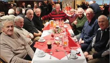  ??  ?? Some of the Seniors in Enniscorth­y relaxing in the clubhouse after another enjoyable round of golf.