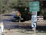  ??  ?? U.S. Highway 101 southbound entrance in Montecito has been closed for almost two weeks after heavy rain brought flash flooding and mudslides that covered the highway in Montecito. AP PHOTO/DANIEL DREIFUSS