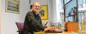  ?? Foto: Stefan Großmann ?? Anselm Kobler leitet das Lehrinstit­ut für Orthograph­ie und Sprachkomp­etenz in Augsburg.