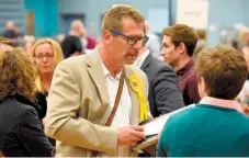  ?? ?? Cllr John Baldwin at the 2019 local elections.