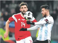  ?? FOTO: AFP ?? Rusos serán cabezas de serie y, a priori, no tendrán el dolor de cabeza de enfrentar a Leo Messi y Argentina en la fase de grupos.