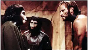  ?? (© Globe Photos/ZUMA Wire) ?? In 1968, “Planet of the Apes,” starring Charlton Heston, premiered in theaters. The apes franchise is a gift that keeps on giving.