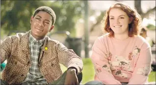  ?? Netf lix ?? RJ CYLER and Shannon Purser in “Sierra Burgess Is a Loser,”sort of a modern-day “Cyrano.”