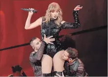  ?? KEVIN WINTER GETTY IMAGES ?? Taylor Swift launched her Reputation tour Tuesday. She comes to Toronto’s Rogers Centre Aug. 4.