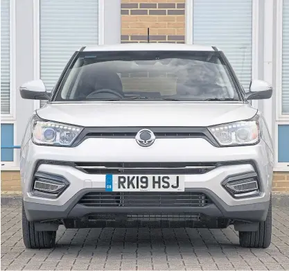  ??  ?? The SsangYong Tivoli is a Nissan Juke rival for the budget conscious.