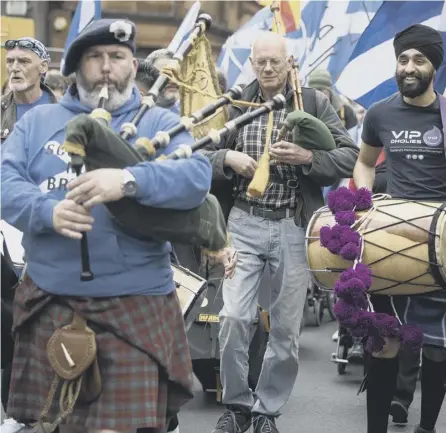  ?? PICTURE: JOHN DEVLIN ?? 0 The protest march in Glasgow was a joke in the eyes of some, but that attitude is a mistake