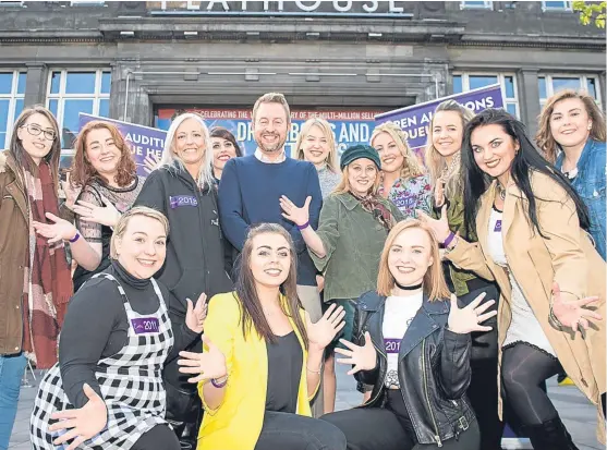  ?? Picture: Deadline News. ?? Step inside luvs: Dozens of hopefuls from across the country were at the Playhouse Theatre in Edinburgh to audition for a part in Cilla, The Musical. The play will go on tour in September starting at Liverpool Empire.