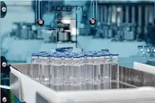  ?? Serum Institute of India for Novavax/Associated Press ?? The Novavax shot, which is based on proteins rather than mRNA, is as effective as the COVID vaccines from Moderna and Pfizer but with fewer side effects.