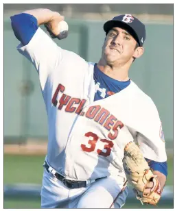  ?? Paul J. Bereswill; Brooklyn Cyclones ?? VELOCITY: Matt Harvey had his fastball clocked between 91-93 mph in his last rehab start, which manager Terry Collins admits could be a problem if it doesn’t improve.