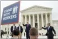  ?? ASSOCIATED PRESS ?? Illinois Gov. Bruce Rauner gives a thumbs up outside the Supreme Court Wednesday in Washington.