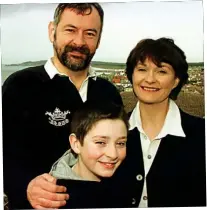  ??  ?? Always with us: Colm, Una, and their late son Seán
