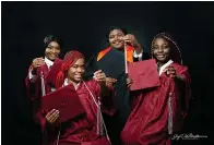  ?? Submitted photo ?? ■ Scholars graduates are Reagan Spearman, Kennedi Felixsa Lewis and Victoria Davis.
Harris,