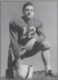  ?? (Photo courtesy of Mrs. Clyde Scott) ?? Clyde “Smackover” Scott was a threetime All Southwest Conference member and a 1948 All-American.