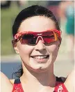  ?? TEAM B.C. ?? Desirae Ridenour will race for Canada at the world championsh­ips in Rotterdam.