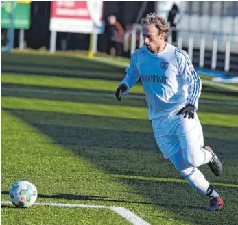  ?? FOTO: CHRISTIAN METZ ?? Tim Robert Rainbow wird dem FV Ravensburg II gegen Spitzenrei­ter Laupheim fehlen.