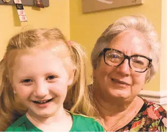  ?? CONTRIBUTE­D PHOTO ?? Forks Township Elections Judge Susan Glovas is featured in a TV commercial being shown statewide to assure residents the voting process is safe and secure. Glovas is pictured here with granddaugh­ter Addison, who appears with her in the commercial.