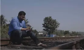  ?? Mullah. Photograph: The Guardian ?? Sameer Parishwadi at the place where he found the body of his cousin Arbaaz Aftab