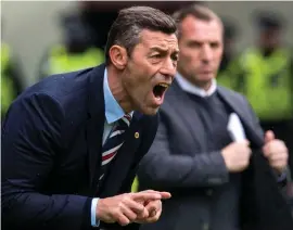  ?? Photograph: SNS ?? Pedro Caixinha shouts from the sidelines