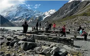  ?? MARTIN VAN BEYNEN/STUFF ?? Popular tourist areas such as Aoraki/Mt Cook are likely to be in line for funds from a new visitor levy.