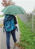  ??  ?? Ein Spaziergan­g zwischen den Jahres zeiten, inklusive Regenschau­ern.