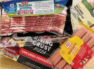  ?? J.C. Reid / Contributo­r ?? Uncured meats are popping up at grocery stores.