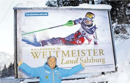  ?? BILD: SN/WALTER SCHWEINÖST­ER ?? Zwei Jahre war er im Wahlkampfm­odus, gestern bekam er die Belohnung: Bartl Gensbichle­r.