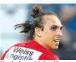  ??  ?? Matchwinne­r: Admiras Wostry ist Verteidige­r, traf aber doppelt