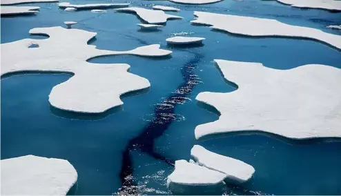  ?? ?? Selon une nouvelle étude, l'Arctique pourrait être libéré de la glace d'ici dix ans.