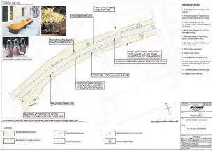  ??  ?? The council’s plans for transformi­ng Castle Street, in Macclesfie­ld