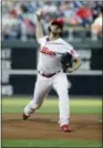  ?? MATT SLOCUM — AP FILE ?? Philadelph­ia Phillies’ ace Aaron Nola agreed to a $45 million, four-year contract with the team.