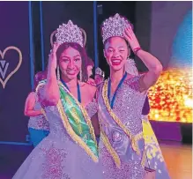  ?? Picture: SUPPLIED ?? DAZZLED JUDGES: Zenande Funani and Tazley Zöe Grewe took part in the Miss TV Start Model 2019 at the beginning of October in Antalya, Turkey.