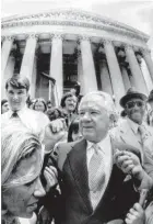  ?? Associated Press ?? Watergate special prosecutor Leon Jaworski is seen in July 1974 after a Supreme Court hearing.