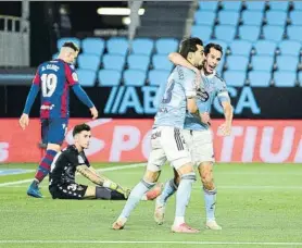  ?? FOTO: GETTY ?? El argentino Augusto Solari sentenció marcando su primer gol en LaLiga Santander