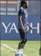  ?? FOTO: J.A.S. ?? Lookman, en un entrenamie­nto